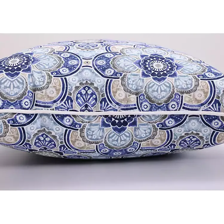 Kirklands Home Outdoor Cushions & Pillows|Emilia Outdoor Throw Pillows, Set of 2 Blue
