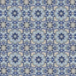 Kirklands Home Outdoor Cushions & Pillows|Emilia Tufted Outdoor Loveseat Cushion Blue