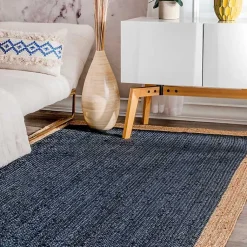 Kirklands Home Area Rugs|Blue Everson Woven Area Rug, 8x10