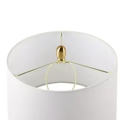 Kirklands Home Table Lamps|Faceted Glass Table Lamp Blue