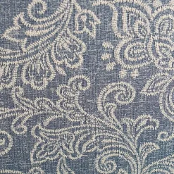 Kirklands Home Accent Chairs|Blue Floral English Armchair