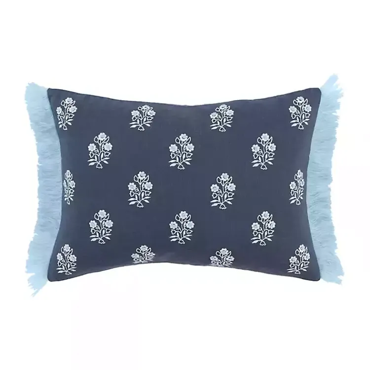 Hot French Floral Lumbar Pillow Pillows