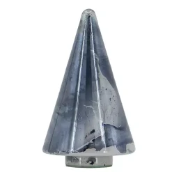Glass Cone Shaped Christmas Tree, 10 in. Christmas Decorations