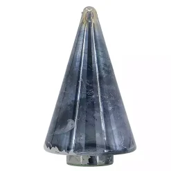 Glass Cone Shaped Christmas Tree, 10 in. Christmas Decorations