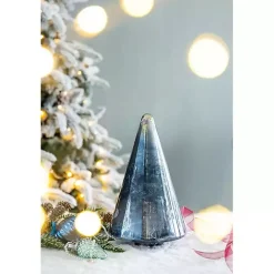 Glass Cone Shaped Christmas Tree, 11.5 in. Christmas Decorations