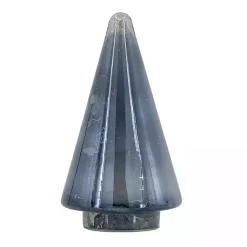 Glass Cone Shaped Christmas Tree, 11.5 in. Christmas Decorations