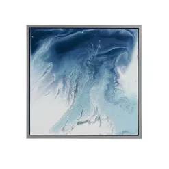 Kirklands Home Canvas Art|Blue Lagoon Framed Canvas Art Prints, Set of 2