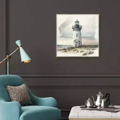 Kirklands Home Canvas Art|Blue Lighthouse Framed Canvas Art Print