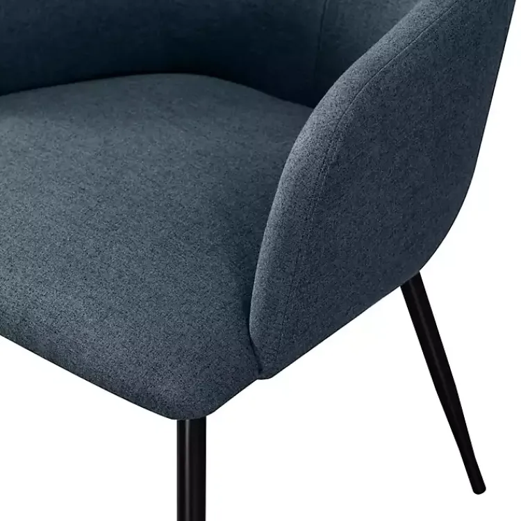 Kirklands Home Dining Chairs|Lily Upholstered Dining Chairs, Set of 2 Blue