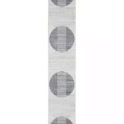 Kirklands Home Area Rugs|Blue Linear Geometric Washable Runner, 2x10