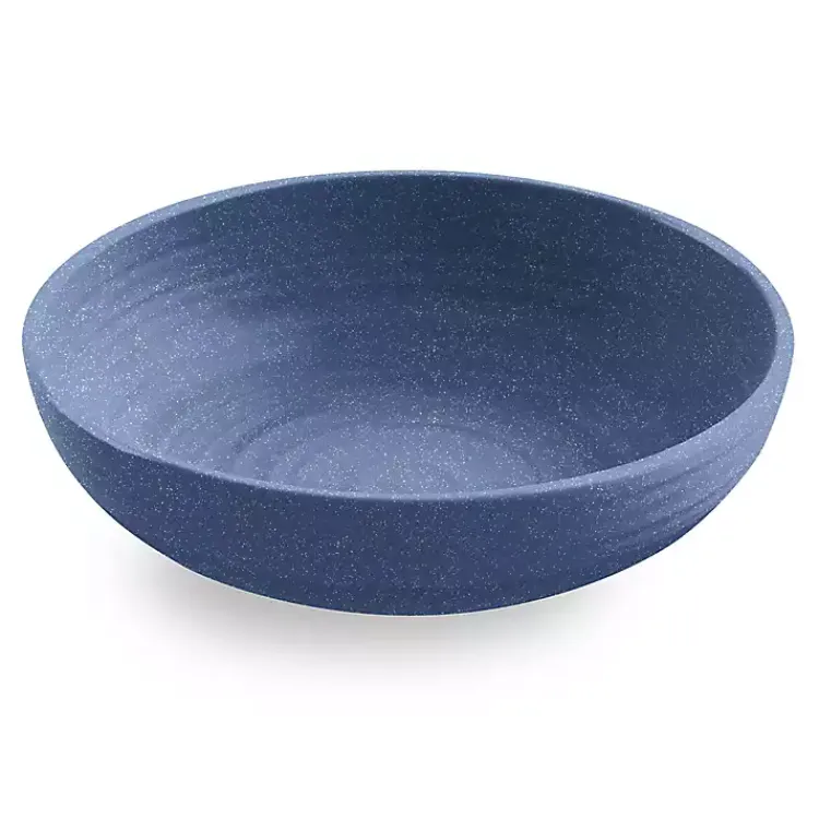 Kirklands Home Outdoor Dining|Madden Melamine Low Bowls, Set of 6 Blue