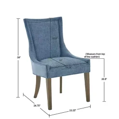 Kirklands Home Dining Chairs|Madison Park Ultra Dining Chairs, Set of 2 Blue