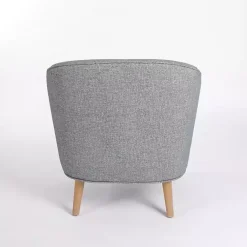 Kirklands Home Accent Chairs|Maria Curved Accent Chair Blue