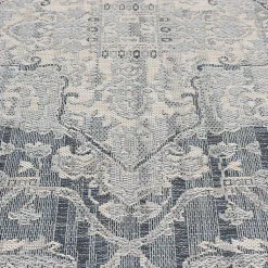 Kirklands Home Outdoor Rugs|Medallion Lava Indoor/Outdoor Area Rug, 7x9 Blue