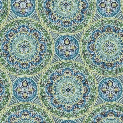 Kirklands Home Outdoor Cushions & Pillows|Blue Medallion Outdoor Chair Cushion