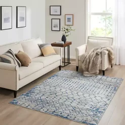 Kirklands Home Area Rugs|Moroccan Area Rug, 7x9 Blue