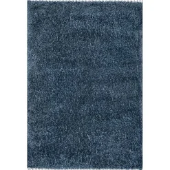 Kirklands Home Area Rugs|Neva Plush Shag Area Rug, 5x7 Blue