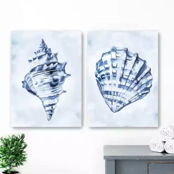 Kirklands Home Canvas Art|Blue Ocean Treasures Canvas Art Prints, Set of 2