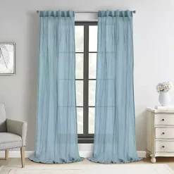 Kirklands Home Curtains & Drapes|Paloma Curtain Panel, 95 in. Blue