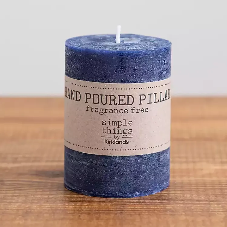 Hot Pillar Unscented Candle, 4 in. Candles