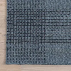 Kirklands Home Area Rugs|Plaid Emily Henderson x RugsUSA Area Rug, 6x9 Blue