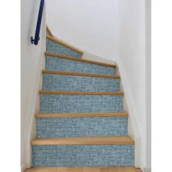 Kirklands Home Wall Murals & Wallpaper|Poplin Peel & Stick Wallpaper Blue