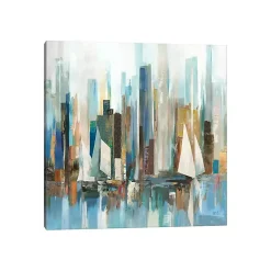 Kirklands Home Canvas Art|Blue Regatta Canvas Art Print