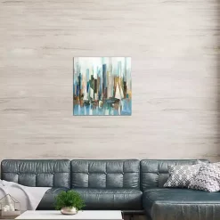 Kirklands Home Canvas Art|Blue Regatta Canvas Art Print