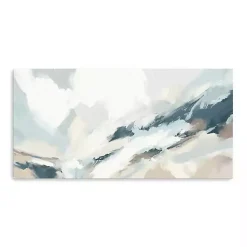 Kirklands Home Canvas Art|Blue Seaside Abstract Canvas Art Print