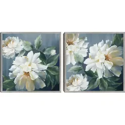 Kirklands Home Canvas Art|Secret Garden Framed Canvas Art Print Blue