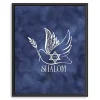 Clearance Blue Shalom Dove Framed Hanukkah Wall Art Hanukkah Decorations