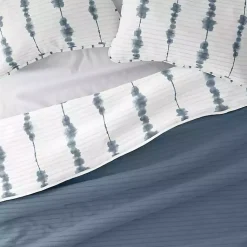 Kirklands Home Quilts|Blue Shibori Reversible 3-pc. King Quilt Set