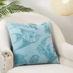 New Stonewashed Oceanic Fish Throw Pillow Pillows