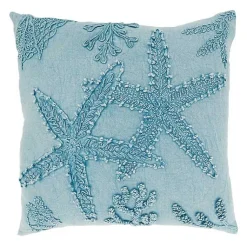 Discount Stonewashed Oceanic Starfish Throw Pillow Pillows