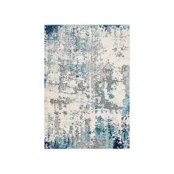 Kirklands Home Area Rugs|Blue Sutton Contemporary Area Rug, 6x9