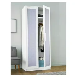 Kirklands Home Wall Murals & Wallpaper|Textured Faux Fabric Peel & Stick Wallpaper Blue