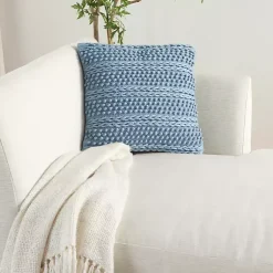Clearance Textured Stripes Pillow Pillows