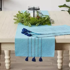 Kirklands Home Table Linens|Thera Stripe Placemats, Set of 6 Blue