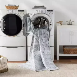 Kirklands Home Area Rugs|Traditional Washable Area Rug, 5x7 Blue