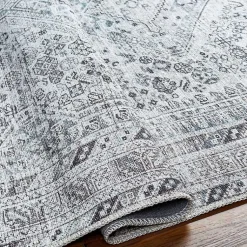 Kirklands Home Area Rugs|Traditional Washable Area Rug, 5x7 Blue