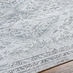 Kirklands Home Area Rugs|Traditional Washable Area Rug, 7x10 Blue