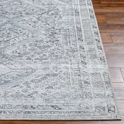 Kirklands Home Area Rugs|Traditional Washable Area Rug, 8x12 Blue