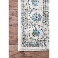 Kirklands Home Area Rugs|Blue Verona Area Rug, 5x8