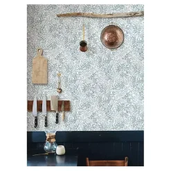 Kirklands Home Wall Murals & Wallpaper|Vines Peel & Stick Wallpaper Blue