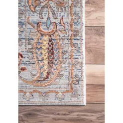 Kirklands Home Area Rugs|Blue Vintage Killian Area Rug, 5x8