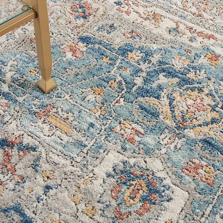 Kirklands Home Area Rugs|Vintage Raj Area Rug, 3x5 Blue