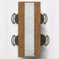 Clearance Blue Watercolor Rabbit Table Runner, 72 in. Easter Decorations