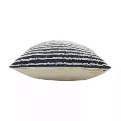 Online Blue Wispy Ways Tufted Stripes Cotton Pillow Pillows