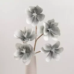 Clearance Blue-Gray Japanese Magnolia Foam Spray Stems & Bouquets