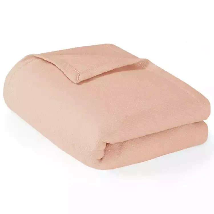 Hot Blush Liquid Cotton Full/Queen Blanket Blankets & Throws